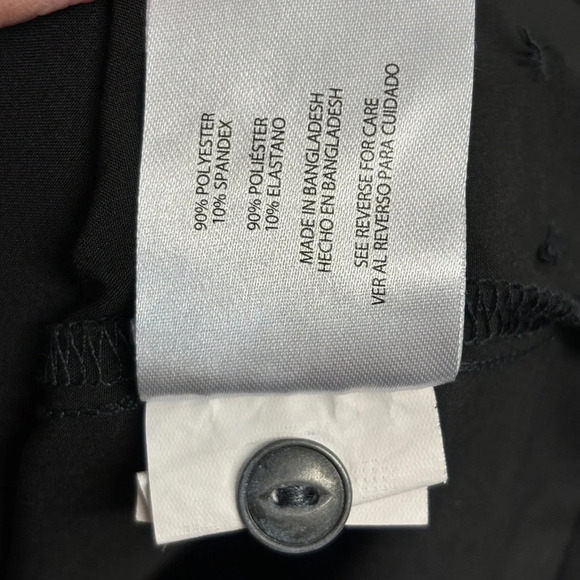 Orvis Pack & Go Travel Dress Black Roll Tab Sleeve Mini Tie Waist Wrinkle Resist - Picture 10 of 12